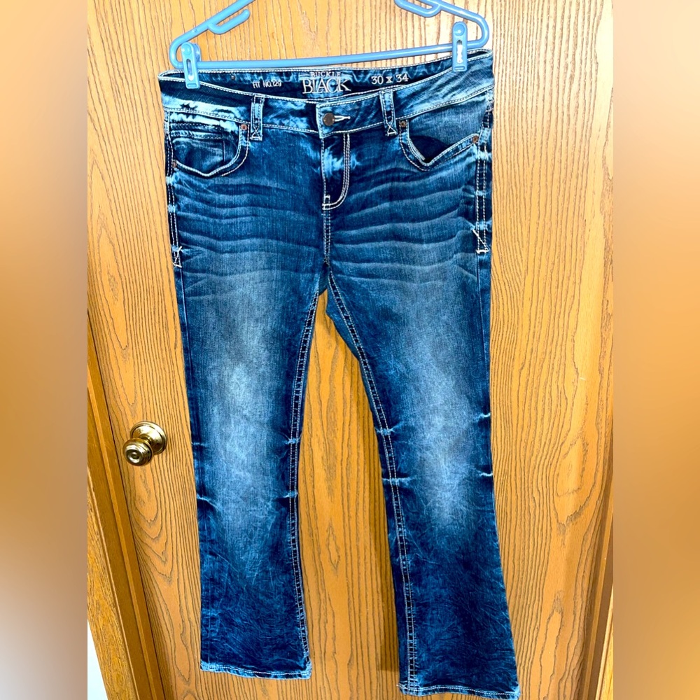 Buckle Black Jeans